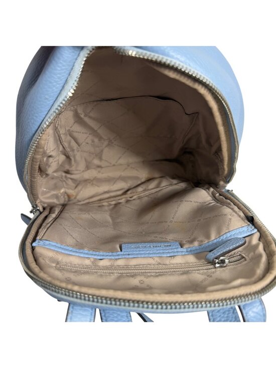 Michael Kors Light Blue Pebbled Leather Backpack main image 13